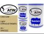 Preview: Chevrolet, Light Driftwood Metallic, 33 / WA5322: 500ml Lackdose + 500ml Klarlack + 250ml Härter - Set, von ATW Autoteile West.